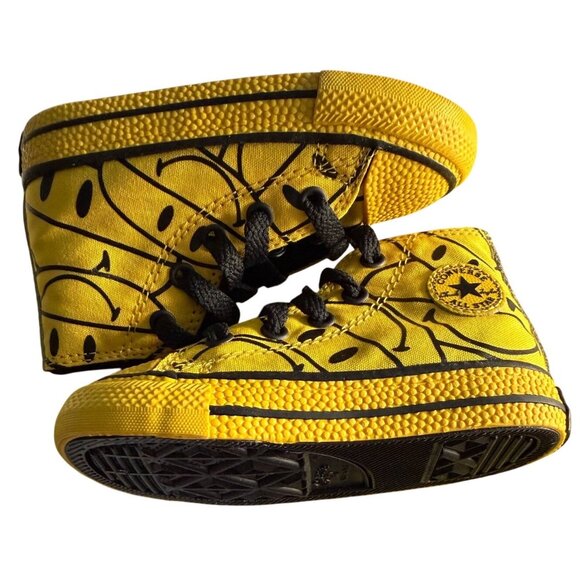 Converse x Chinatown Market Other - Converse × Chinatown Market Smiley Face High-Top Sneakers Toddler 7 New With Box